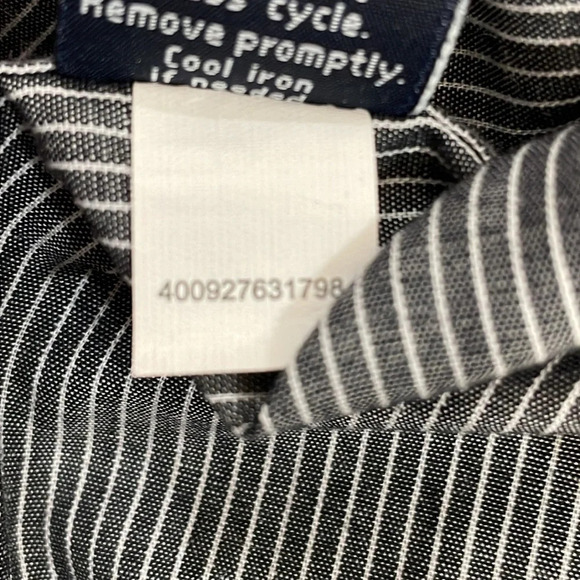 NWOT Croft & Barrow Broadcloth Classic Fit Point Collar Dress Shirt 15.5 34-35 - Picture 12 of 15